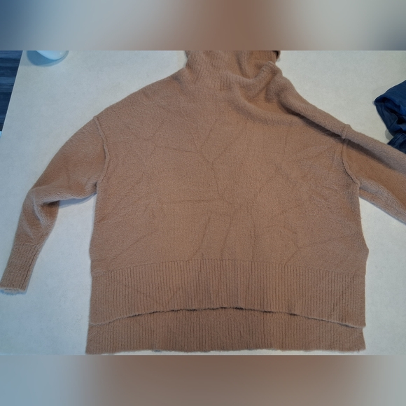 Aerie/ Soft Camel/ Cowl Neck Sweater/ Size US M - Picture 6 of 7